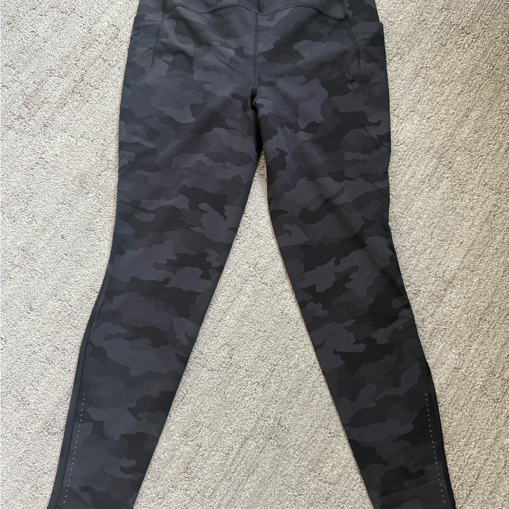 lululemon athletica Black Camo Speed running tights